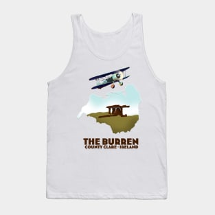 County Clare The Burren Ireland travel poster Tank Top